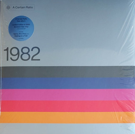 A Certain Ratio – 1982, Limited Edition Grey Marble Smoked Clear Vinyl LP