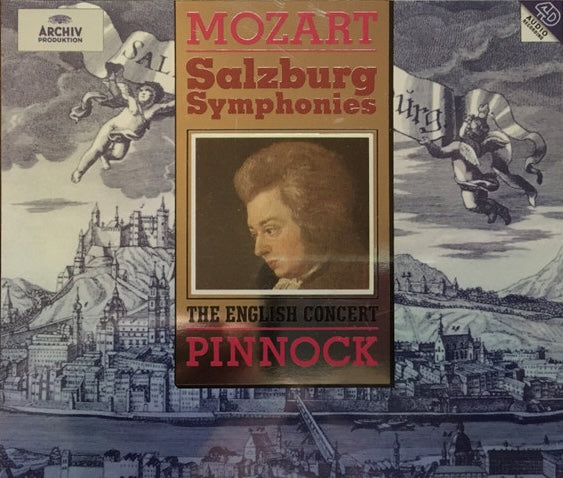 Mozart, The English Concert, Trevor Pinnock – Salzburg Symphonies. 4xCD Germany Archiv Produktion – 439 915-2