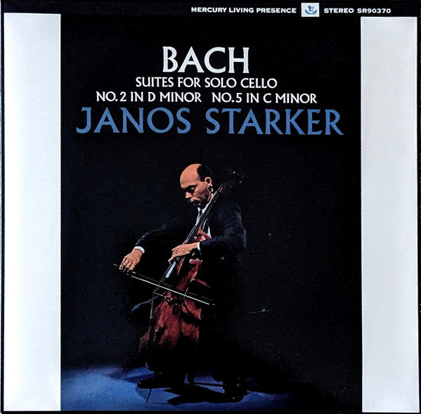 Bach, Janos Starker ‎– Suites For Solo Cello. Germany 2022 Vinyl LP