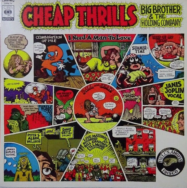 Janis Joplin, Big Brother & The Holding Company - Cheap Thrills, 1974 CBS/Sony – SOPN-74 Japan LP