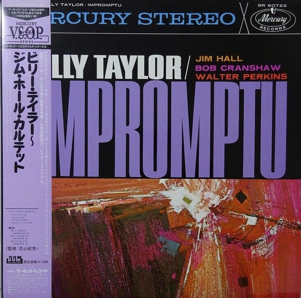 Billy Taylor – Impromptu, 1985 Mercury – 195J-50, Japan Vinyl LP + OBI