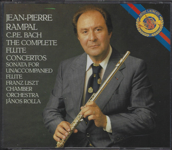 C.P.E. Bach - The Complete Flute Concertos, Jean-Pierre Rampal. 2xCD CBS Masterworks – M2K 44690