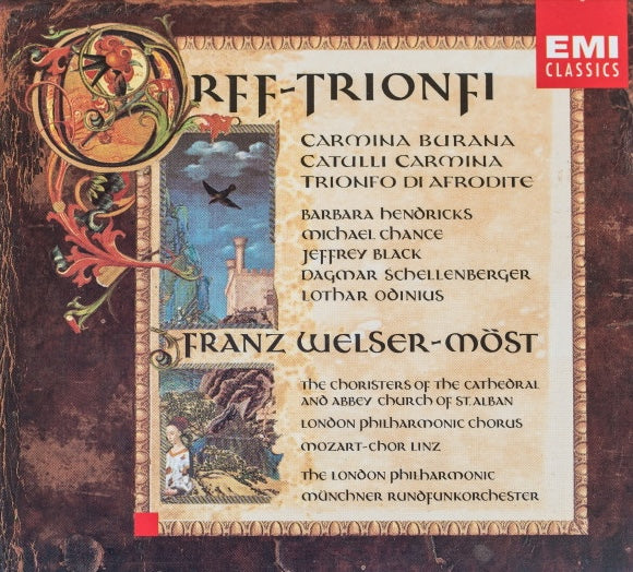 Carl Orff - Orff - Trionfi, LPO, Münchner Rundfunkorchester, Franz Welser-Möst. 2xCD (Sealed) Germany EMI Classics – 7243 5 55519 2 4