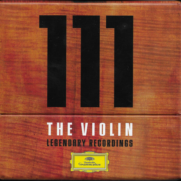 111 The Violin - Legendary Recordings, E.U. 2016 Deutsche Grammophon – 00289 479 6220 (42xCD)