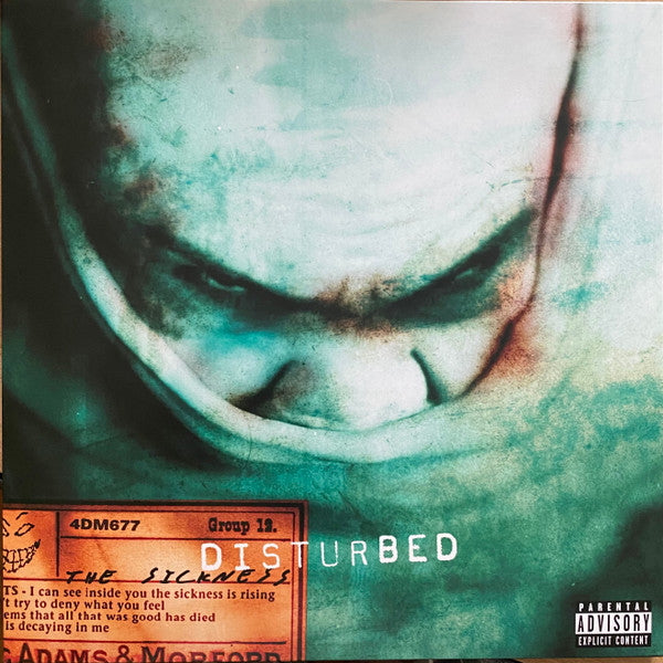 Disturbed – The Sickness, E.U. Vinyl LP