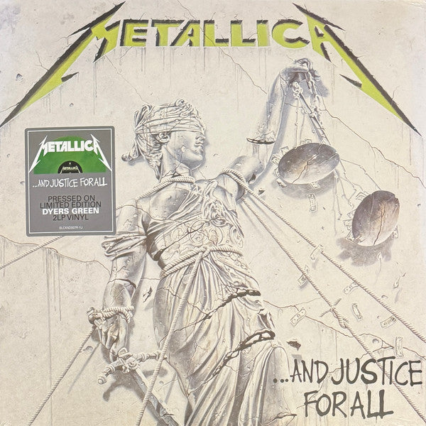 Metallica ‎– … And Justice For All. Ltd. Ed. Dyers Green Coloured Vinyl 2xLP