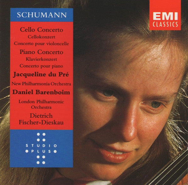 Schumann: Concerto For Cello & Piano, etc. Du Pre,  Barenboim, Fischer-Dieskau. Holland 1992 EMI Classics ‎– 07777 64626 2 2