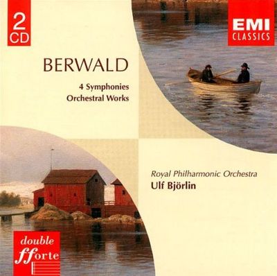 Berwald - 4 Symphonies / Orchestral Works, RPO, Ulf Björlin. 2xCD 1999 E.U. EMI Classics – 7243 5 73335 2 8