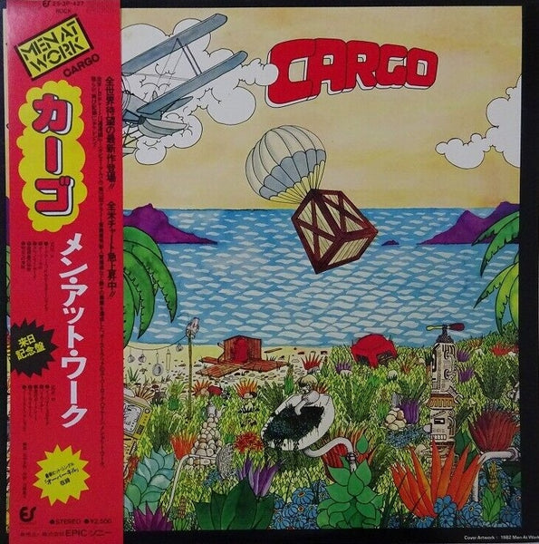 Men At Work – Cargo, 1983 Epic – 25·3P-427 Japan Vinyl +Obi