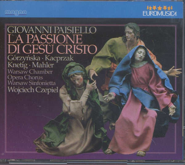 Giovanni Paisiello: La Passione di Gesu Cristo. Gorzynska, Czepiel. 2xCD 1991 Euromusica 350-250