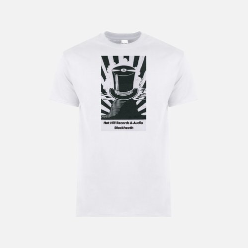 Hat Hill Records and Audio T-shirt (white)