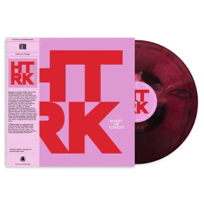 HTRK - Marry Me Tonight, Pink & Black Vinyl LP