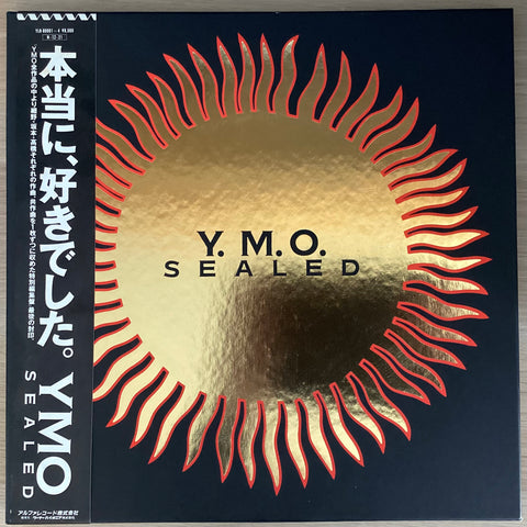 Y.M.O. - Sealed, Ryuichi Sakamoto - Alfa YLR-80001 4 Japan 4xLP