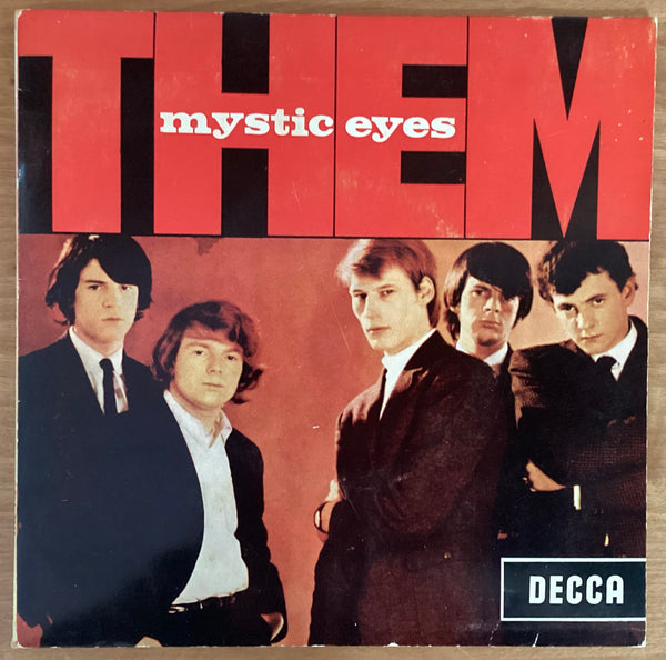 Them  ‎– Mystic Eyes. Australian Decca ‎– DFEA 7528 7" EP