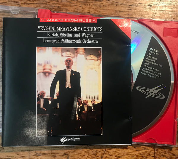 Yevgeni Mravinsky - Conducts Bartok, Sibelius & Wagner, Japan Melodiya MA 3023