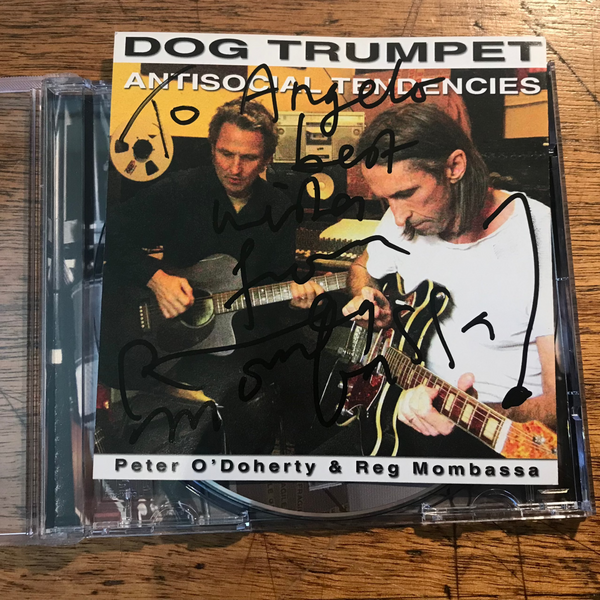 Dog Trumpet ‎– Antisocial Tendencies, Autographed CD by Reg Mombassa. Half A Cow Records – hac 126