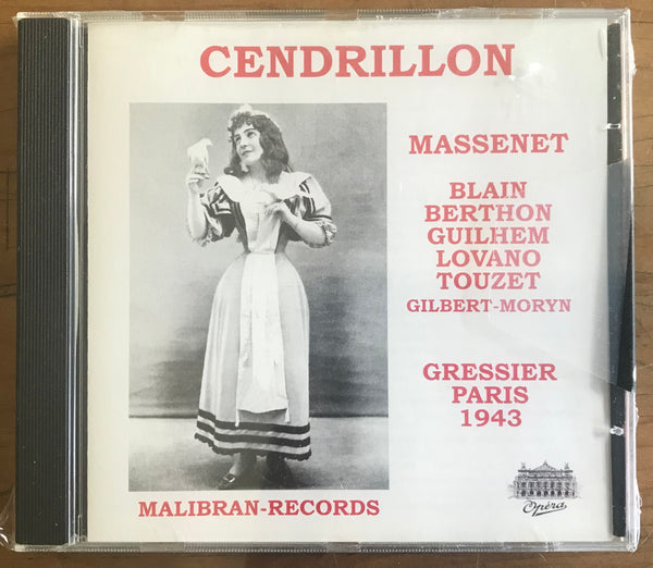 Cendrillon by Jules Massenet, French Malibran Music MR 503 (Factory Sealed)