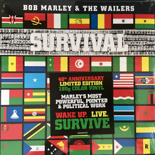 Bob Marley & The Wailers – Survival. 40th Anniversary, Clear Vinyl LP