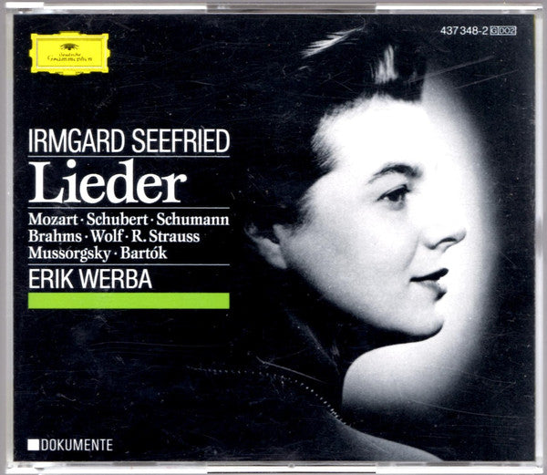 Irmgard Seefried, Erik Werba – Lieder, 2xCD Germany Deutsche Grammophon – 437 348-2