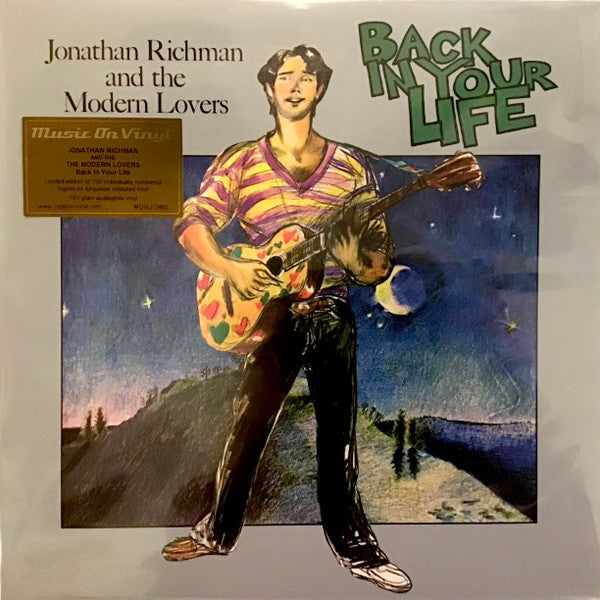 Jonathan Richman & The Modern Lovers – Back In Your Life, Ltd. Ed. Numbered Turquoise Coloured Vinyl LP