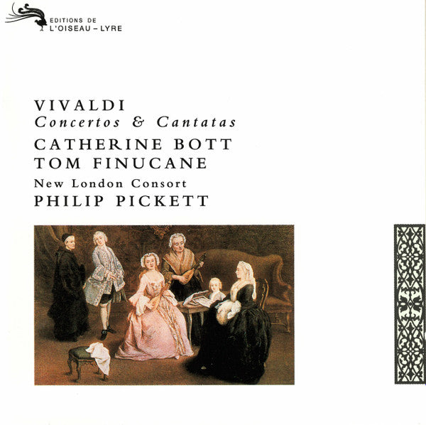 Vivaldi : Concertos & Cantatas, Bott, Finucane, NLC, Pickett. Germany 1992 L'Oiseau-Lyre – 433 198-2