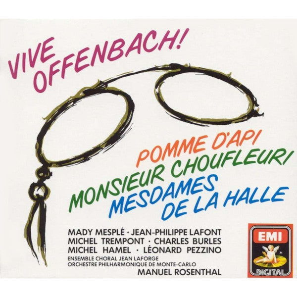 Vive Offenbach!: Pomme D'Api / Monsieur Choufleuri / Mesdames De La Halle. 2xCD West Germany EMI Digital – CDS 7493612