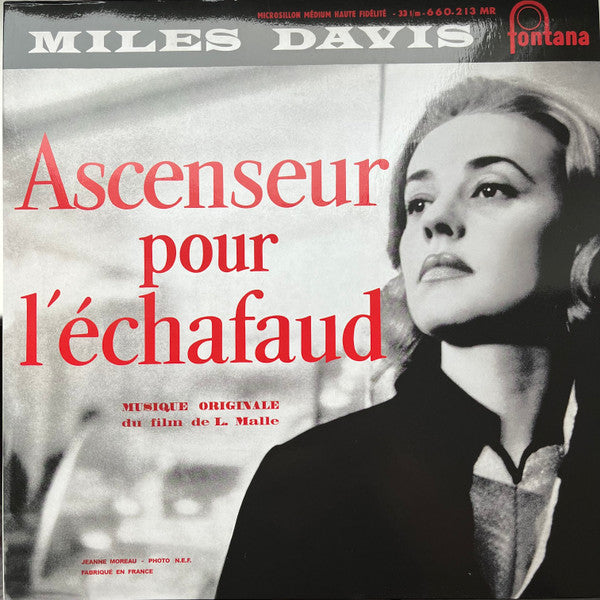 Miles Davis – Ascenseur Pour L'échafaud, E.U. 2024 Fontana Vinyl LP