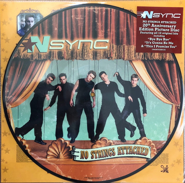 NSYNC – No Strings Attached, 20th Anniversary Edition Picture Disc Vinyl LP