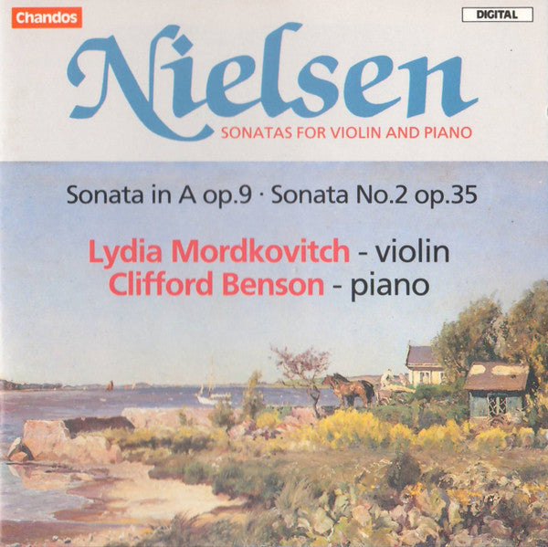 Nielsen  ‎– Sonatas For Violin And Piano, Lydia Mordkovitch, Clifford Benson. Swiss Chandos CHAN 8598