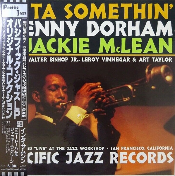 Kenny Dorham & Jackie McLean – Inta Somethin', 1992 Pacific Jazz – PJ-0041 Japan Vinyl LP + Obi