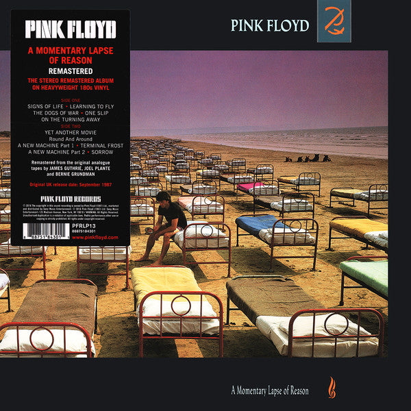 Pink Floyd – A Momentary Lapse Of Reason, Remastered 180 gram Vinyl LP