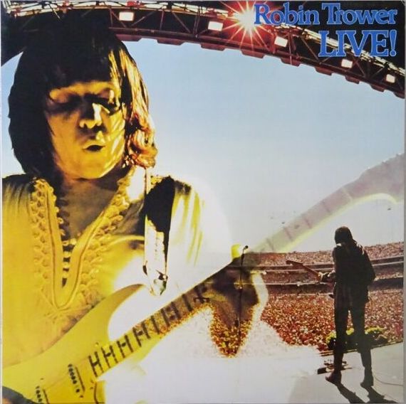 Robin Trower - Robin Trower Live!, Chrysalis WWS-40202 Japan Vinyl LP + Insert