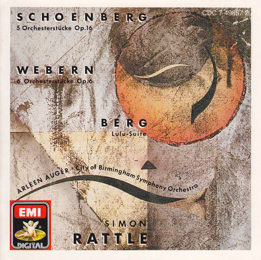 Schönberg - Webern - Berg, – Arleen Augér, Simon Rattle. 1989 W.Germany EMI CDC 7 49857 2