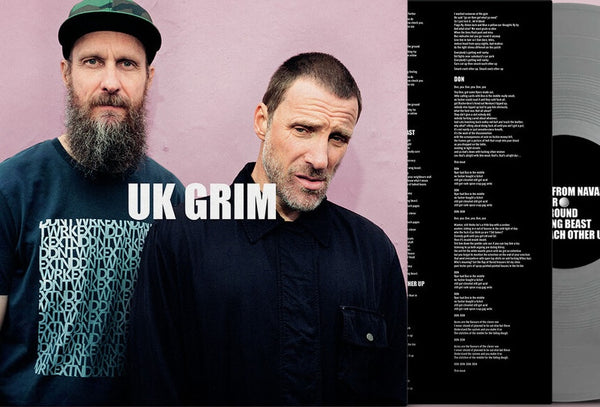 Sleaford Mods - UK Grim, Limited Edition Silver Coloured Vinyl LP