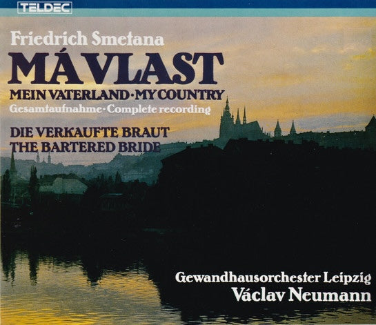 Friedrich Smetana: Ma Vlast . Die Verkaufte Braut, Václav Neumann. 2xCD W. Germany TELDEC 8.35672 ZA