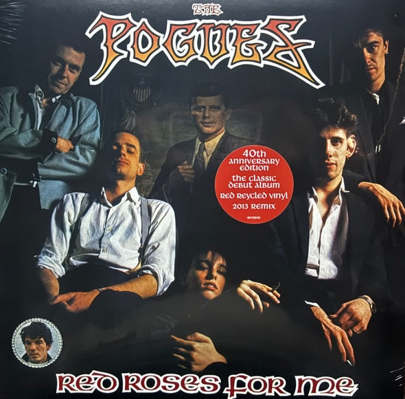 The Pogues ‎– Red Roses For Me, 40th Anniversary Edition, Red Coloured E.U. Vinyl LP