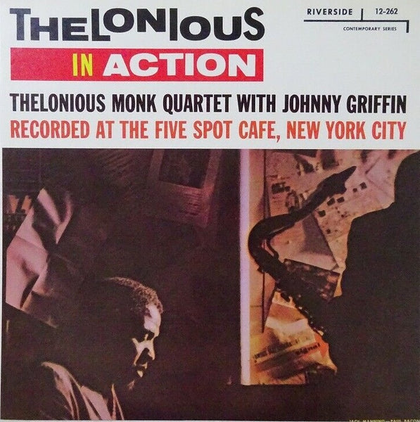 Thelonious Monk Quartet w Johnny Griffin – Thelonious In Action, 1984 Riverside Records – VIJ-143, Japan Vinyl