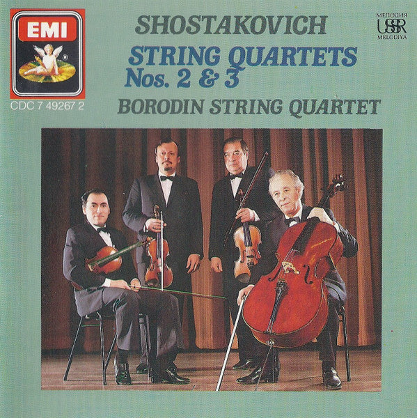 Shostakovich, Borodin String Quartet – String Quartets Nos. 2 & 3, EMI – CDC 7 49267 2