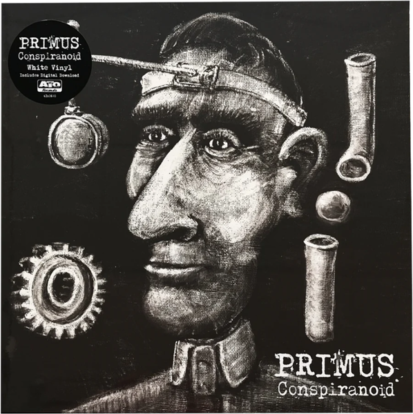 Primus ‎– Conspiranoid, White 12" Vinyl EP